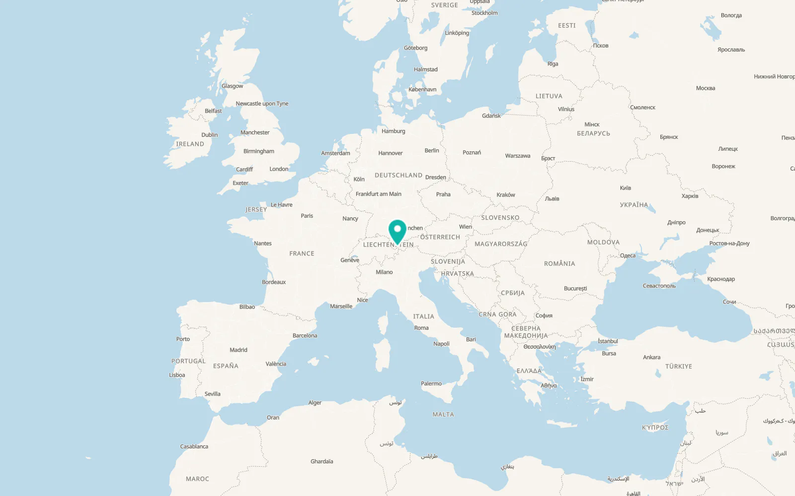Map of Samnaun