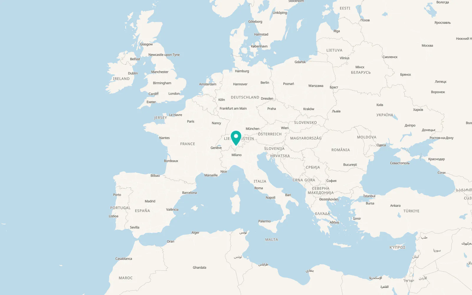 Map of San Vittore