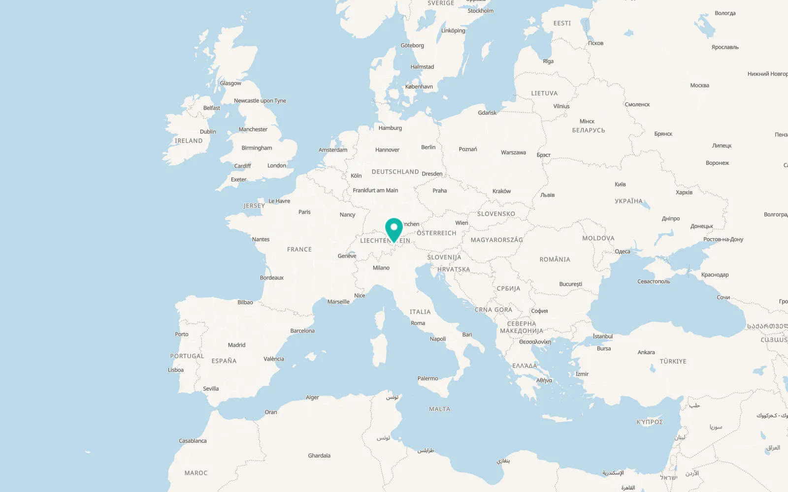 Map of Sent