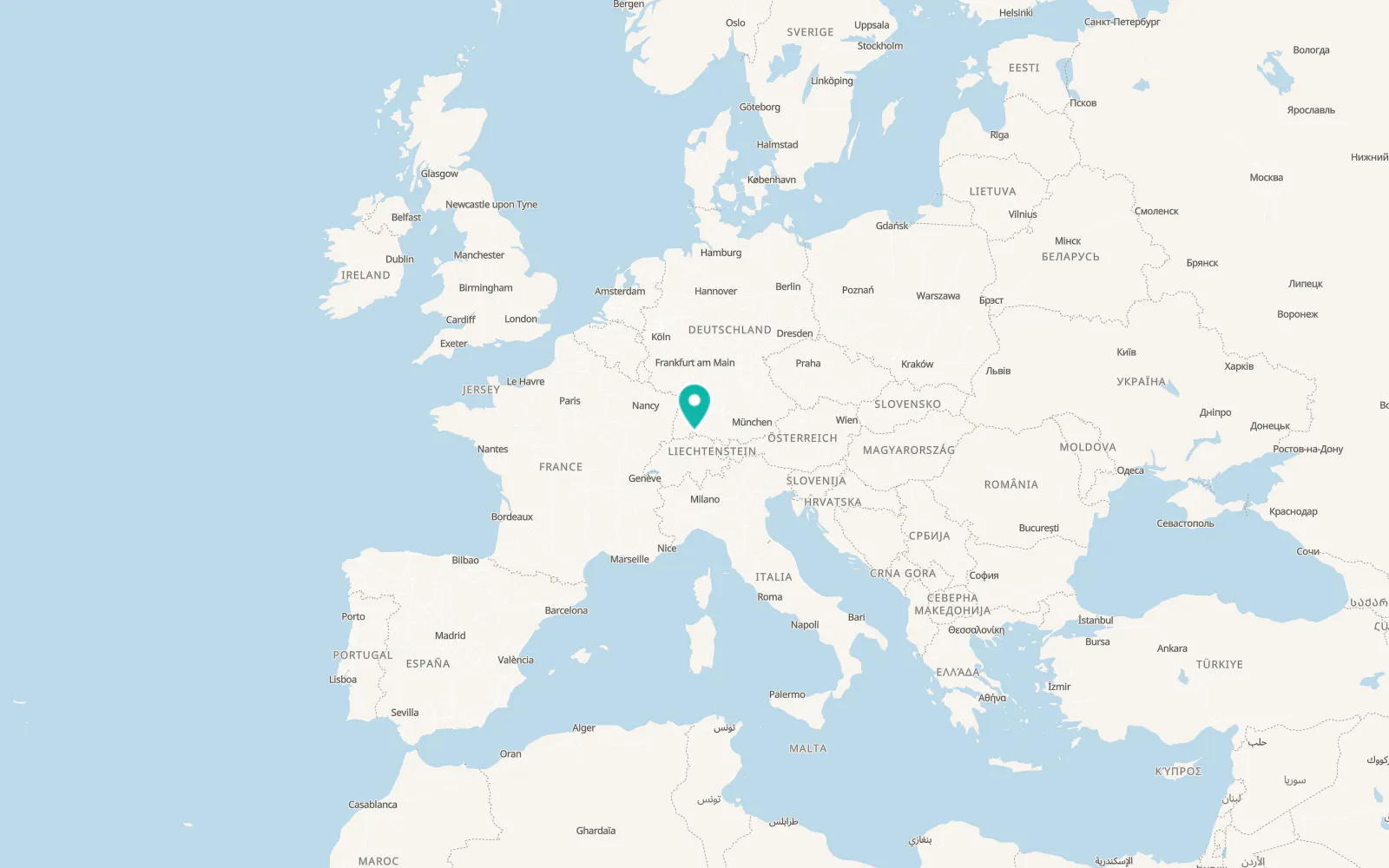 Map of Stetten