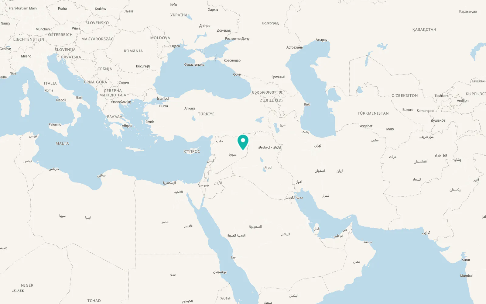 Map of Al ‘Ashārah