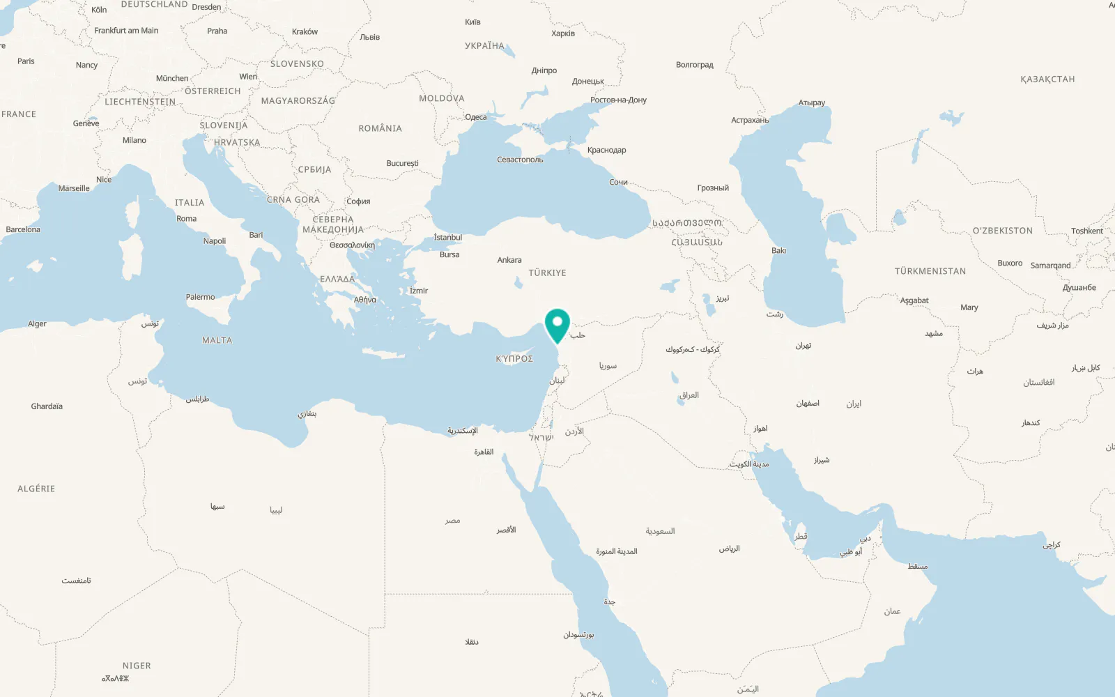 Map of Al Hinādī