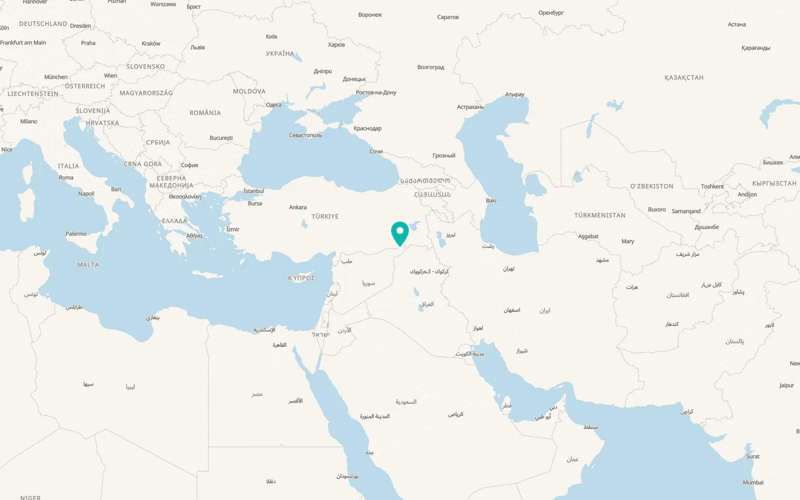 Map of Al Jawādīyah