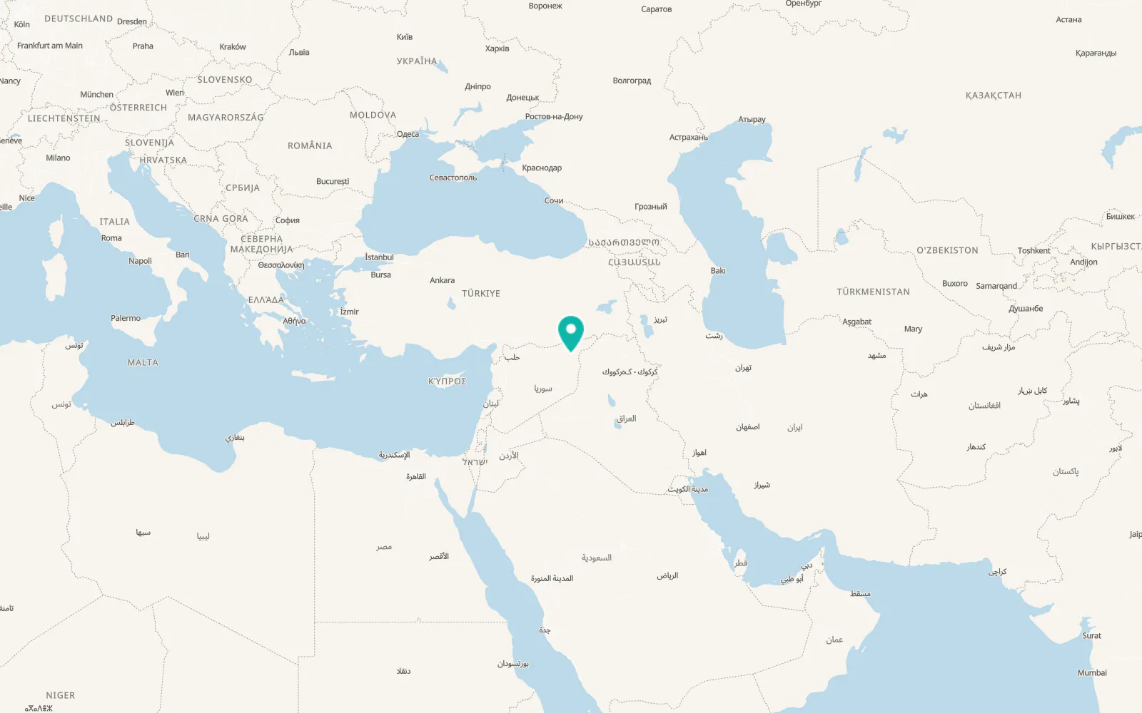 Map of ‘Arīshah