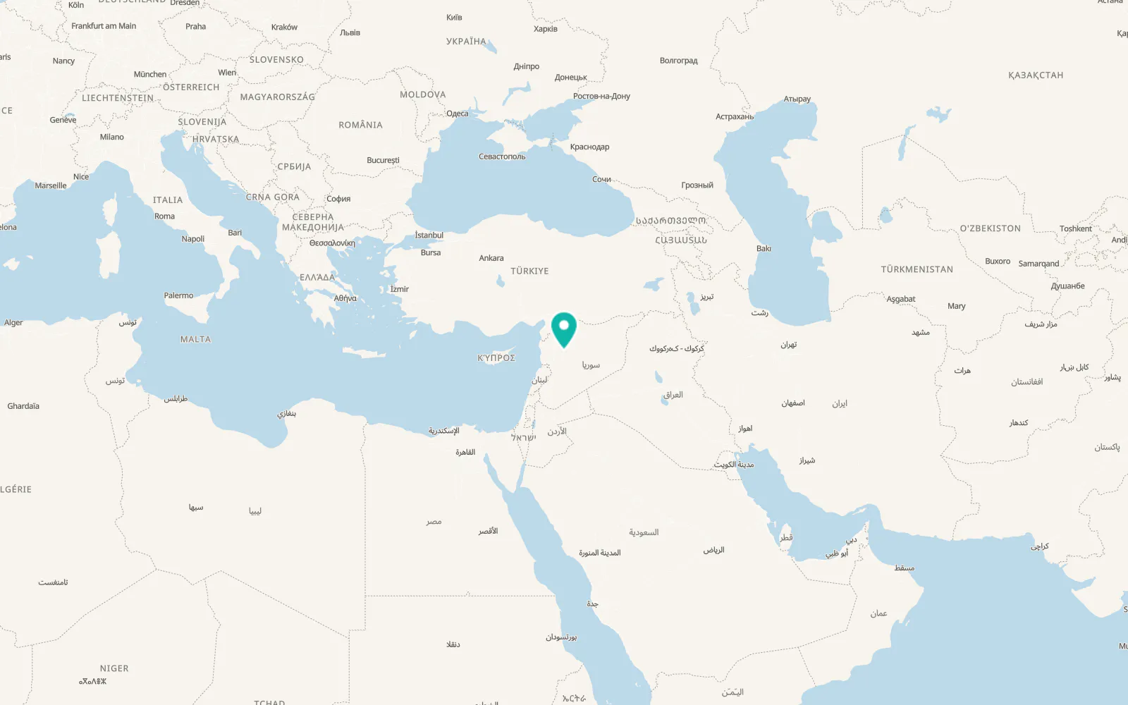Map of As Si‘in