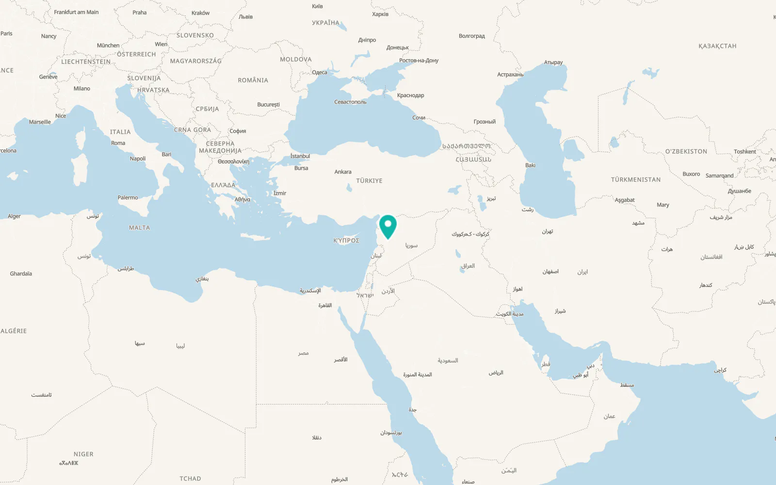 Map of ‘Ayn an Nasr