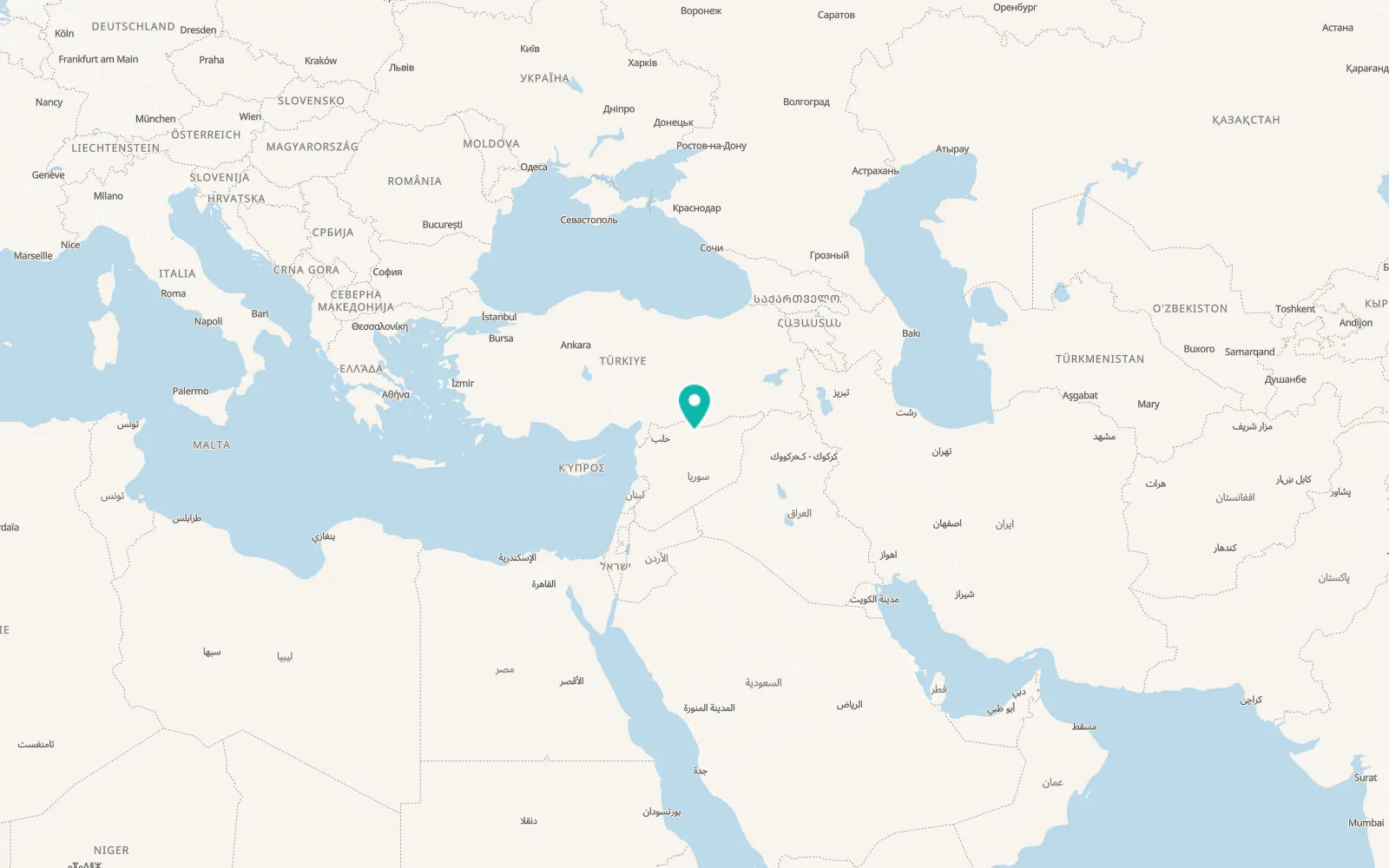 Map of ‘Ayn ‘Īsá