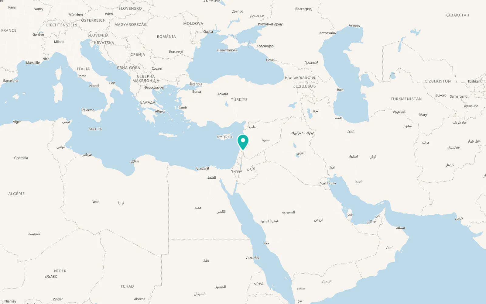Map of Buq‘ātā