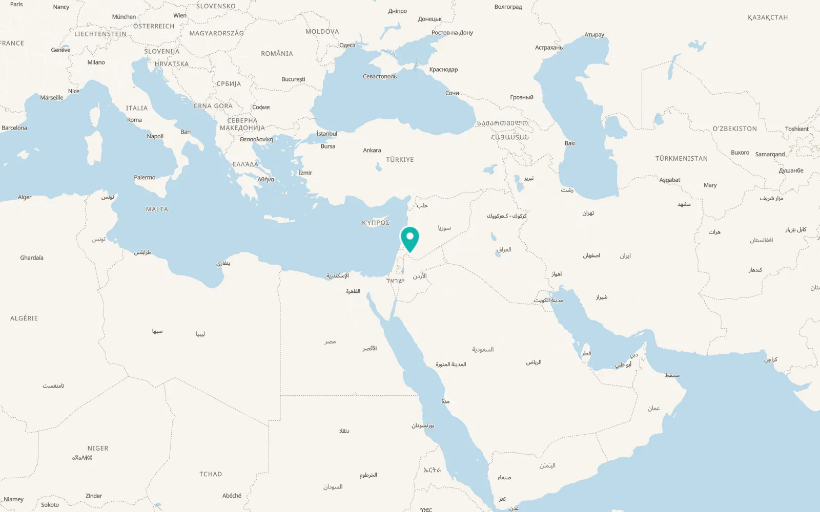 Map of Dar‘ā