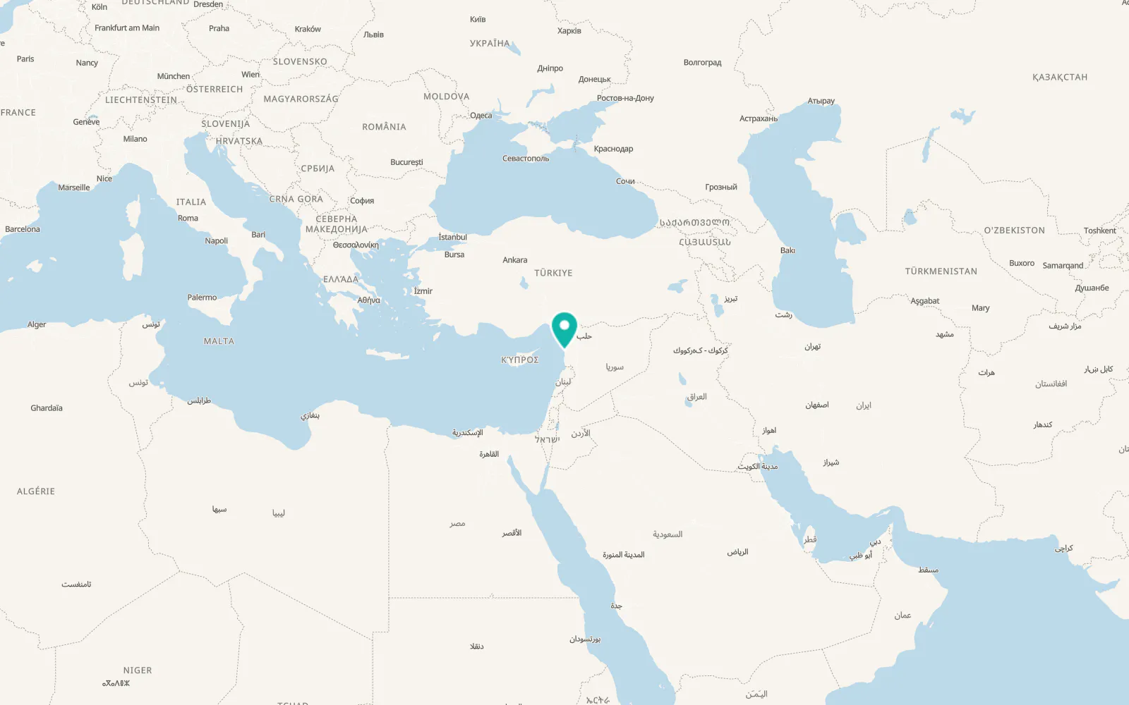 Map of Jablah