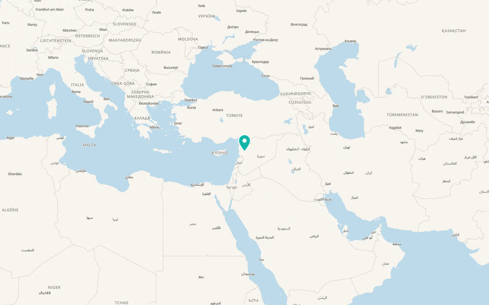 Map of Kafr Buhum