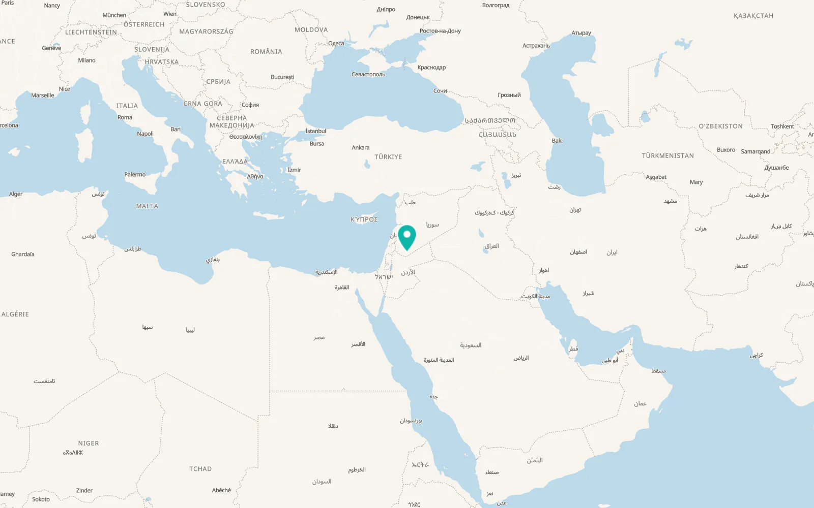 Map of Malaḩ