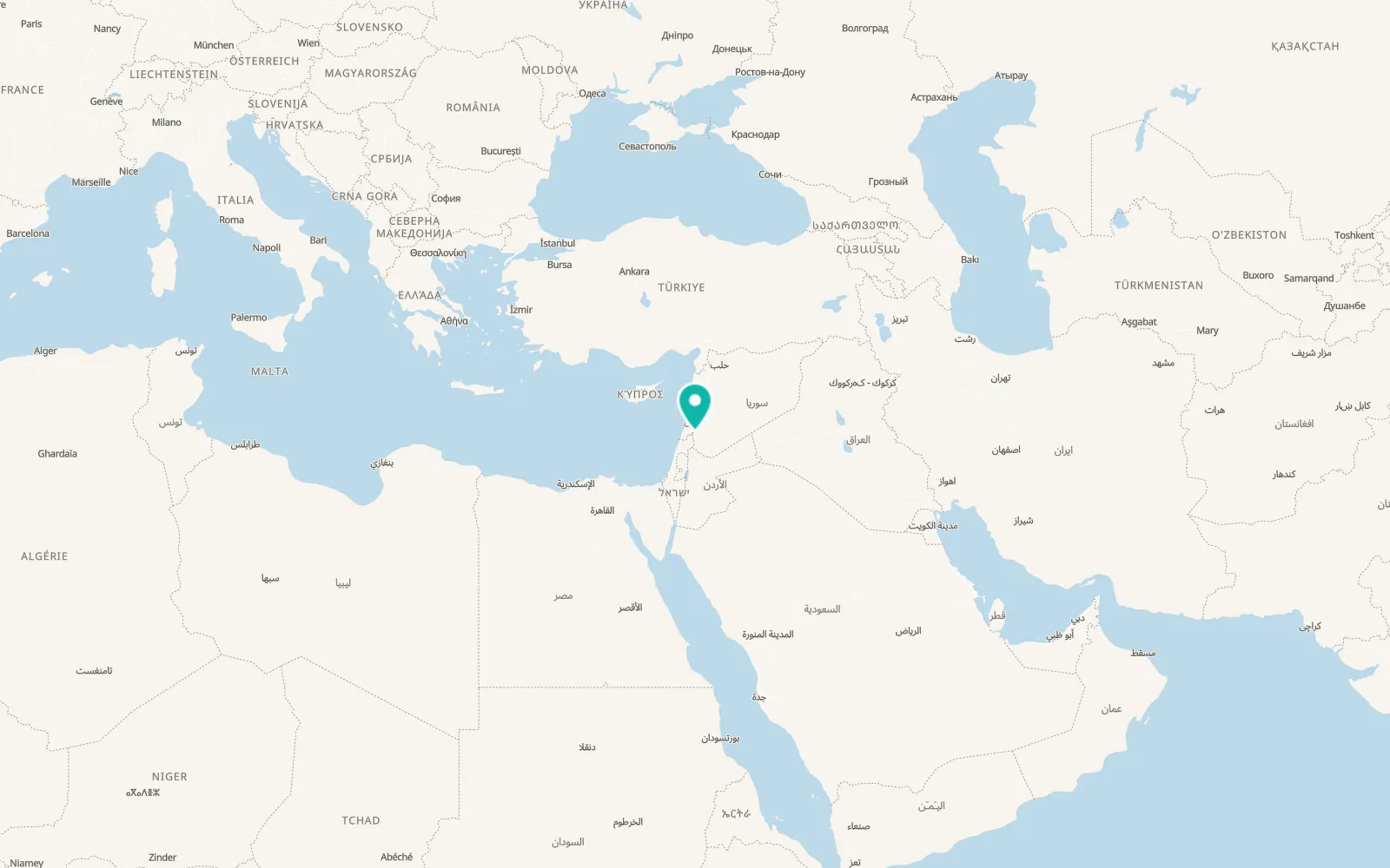 Map of Mazra‘at Bayt Jinn
