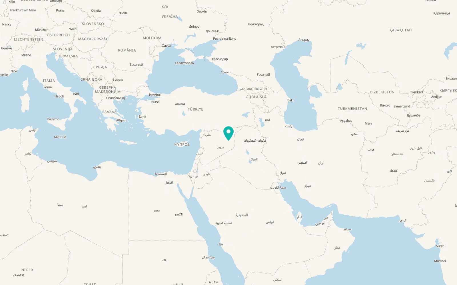 Map of Mūḩ Ḩasan