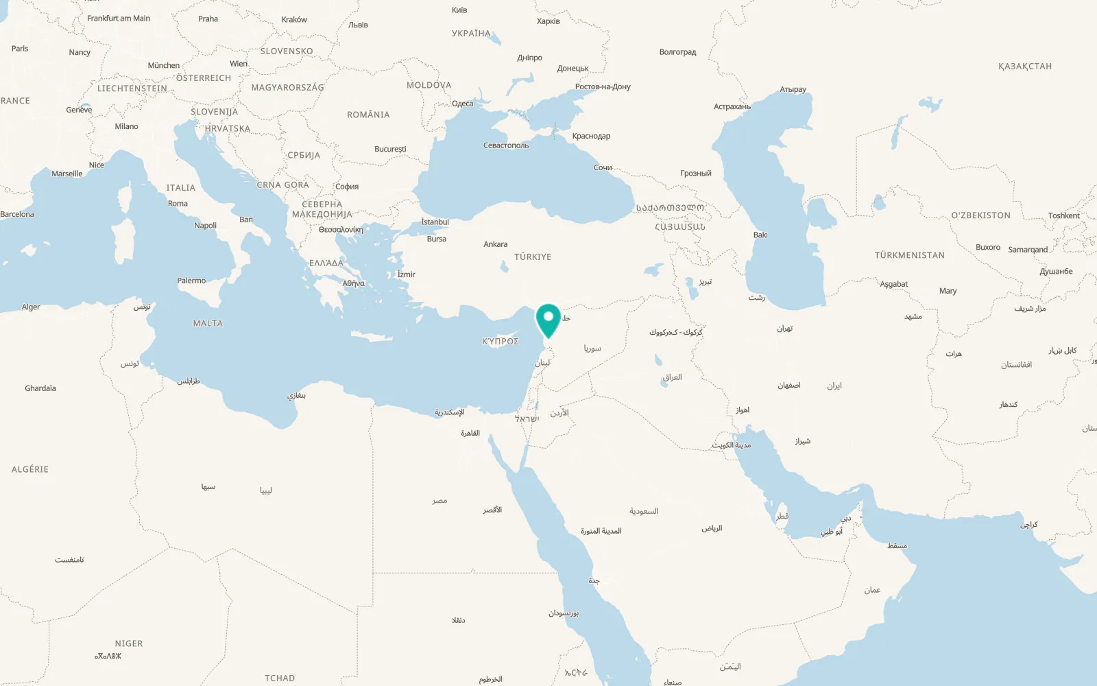 Map of Sabbah