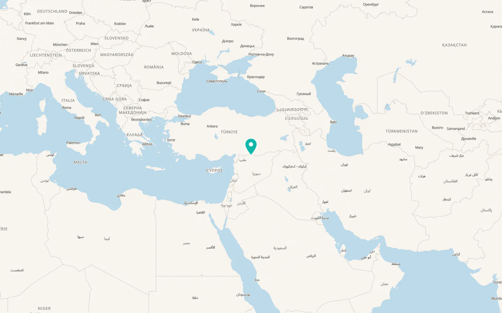 Map of Şirrīn ash Shamālīyah