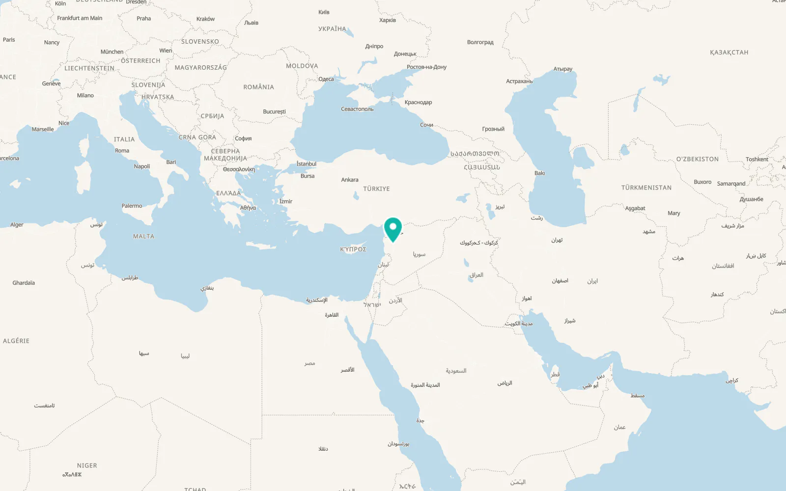 Map of Ţayyibat al Imām