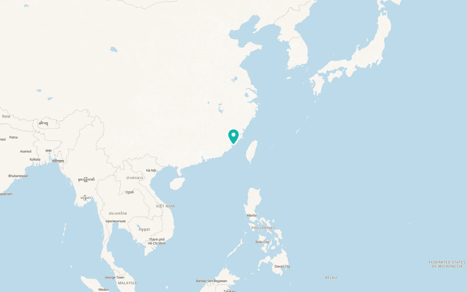 Map of Linhu