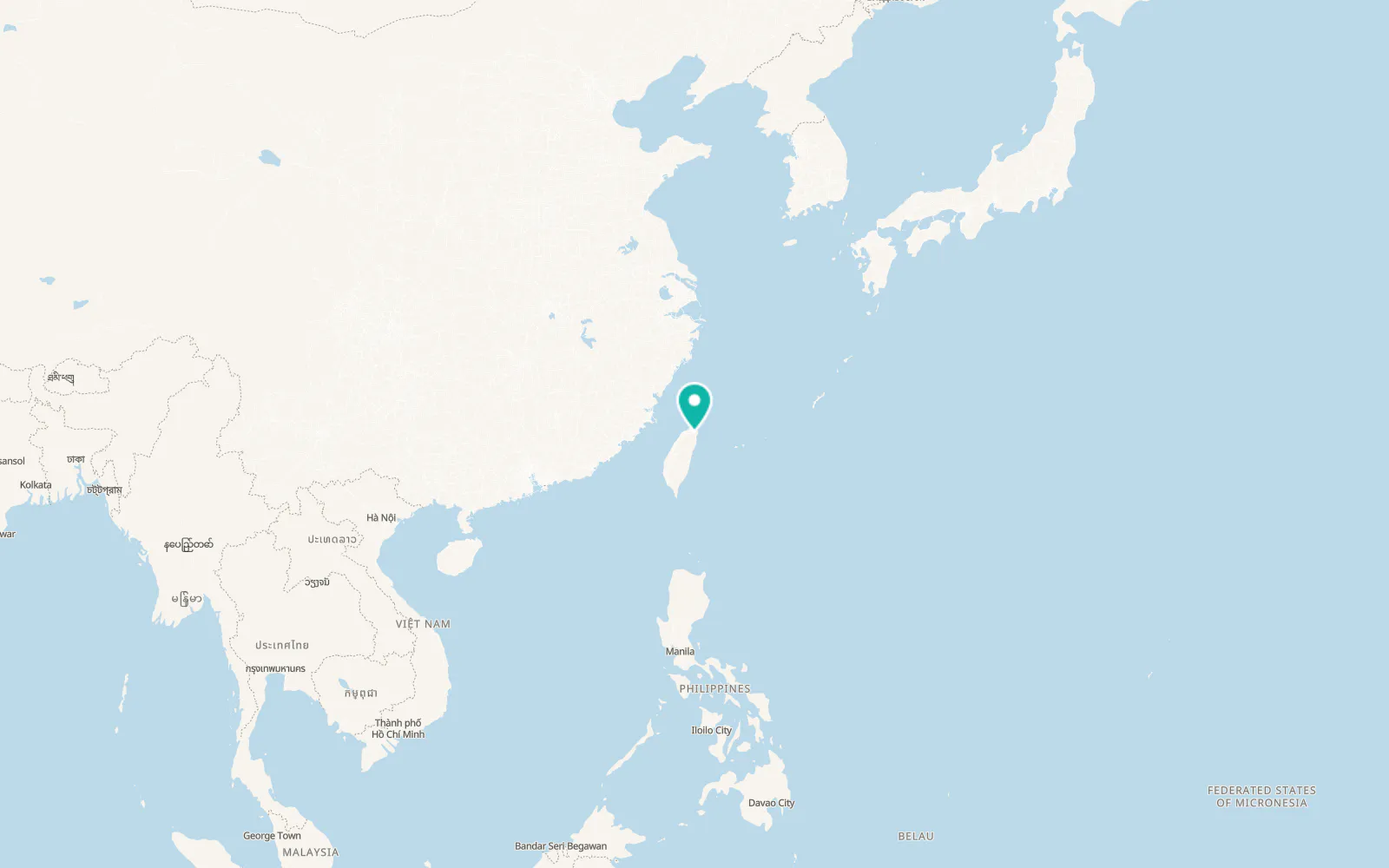 Map of Pinglin