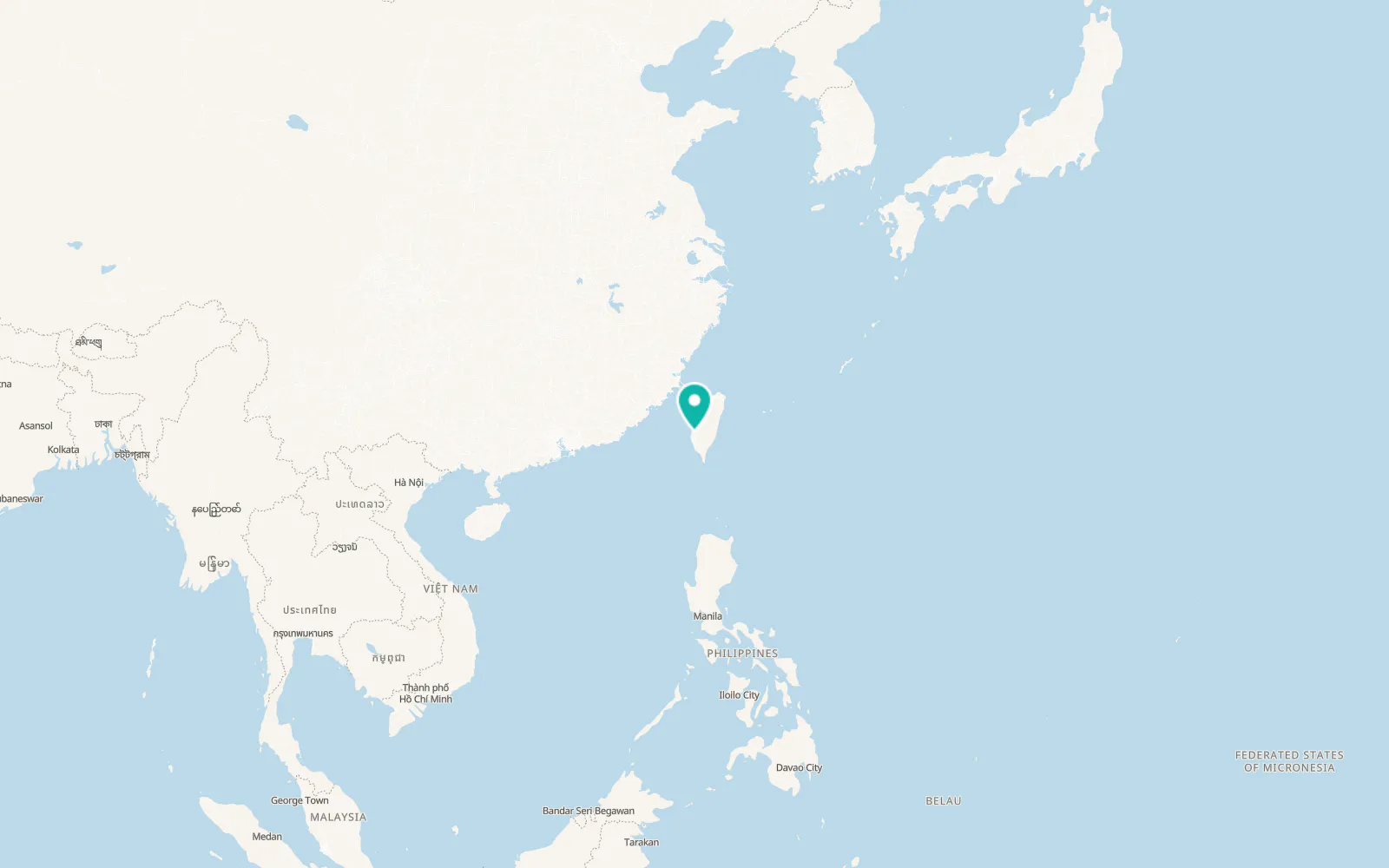 Map of Xinying