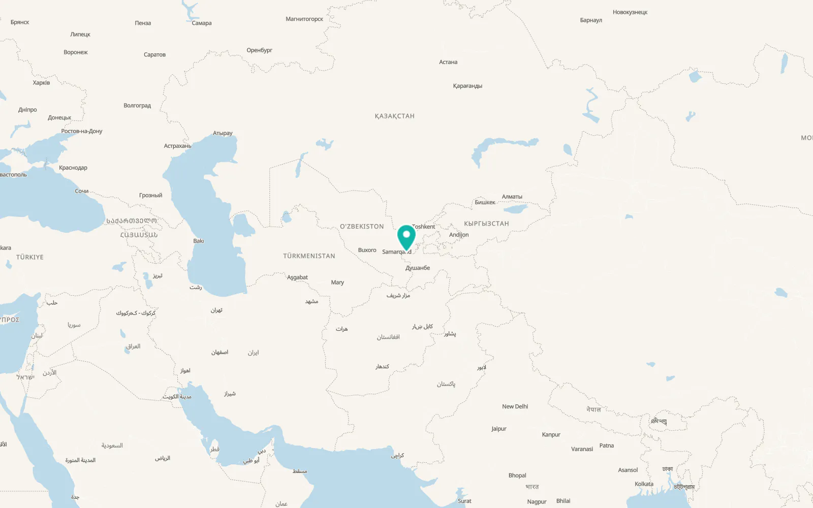 Map of Amondara