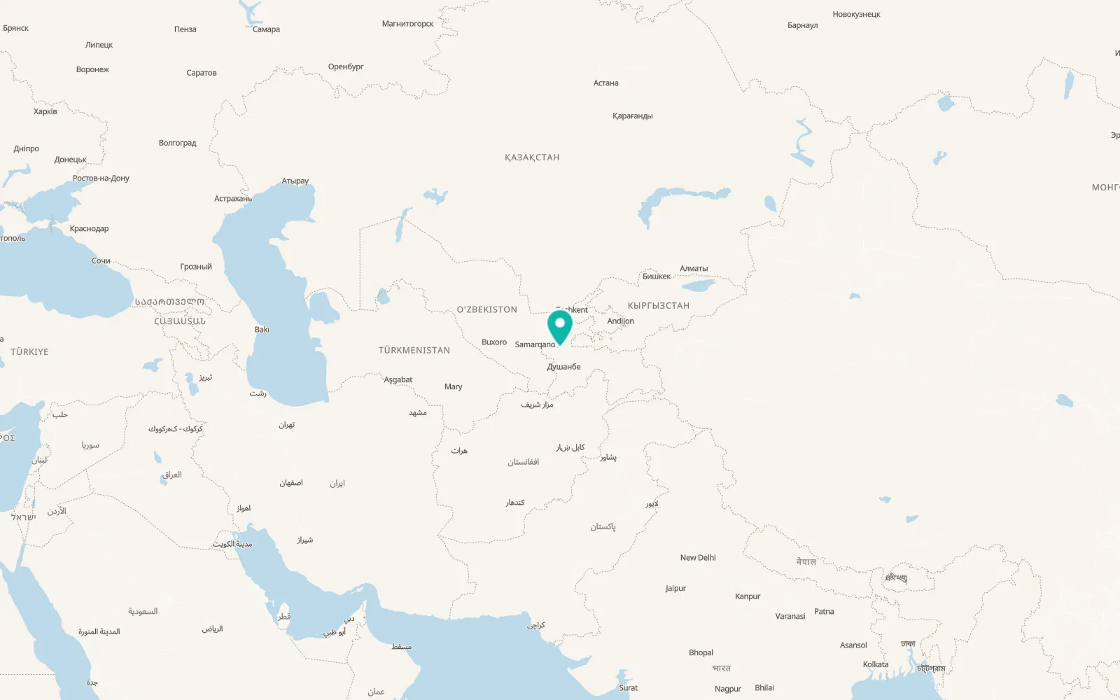 Map of Ayní