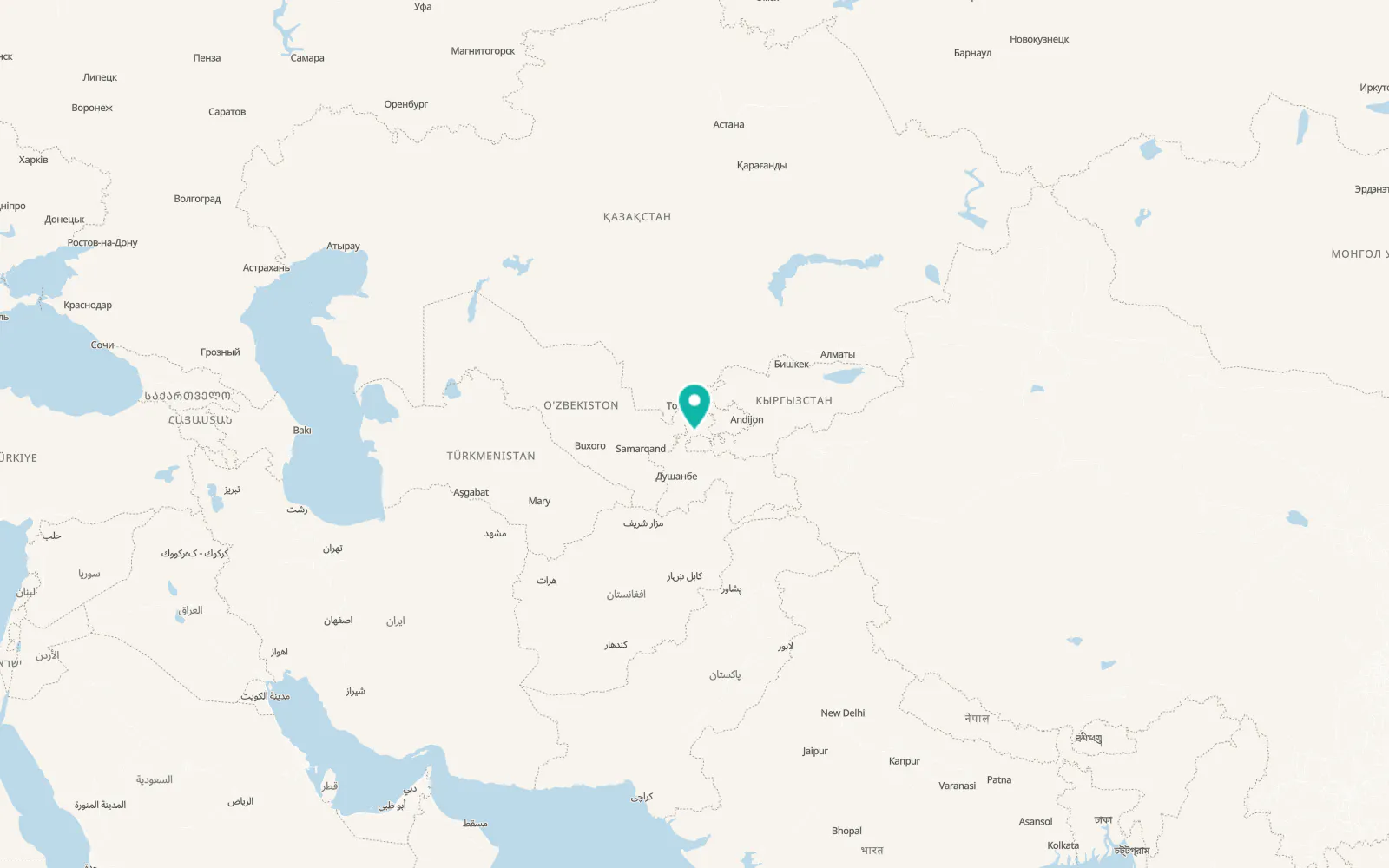 Map of Buston