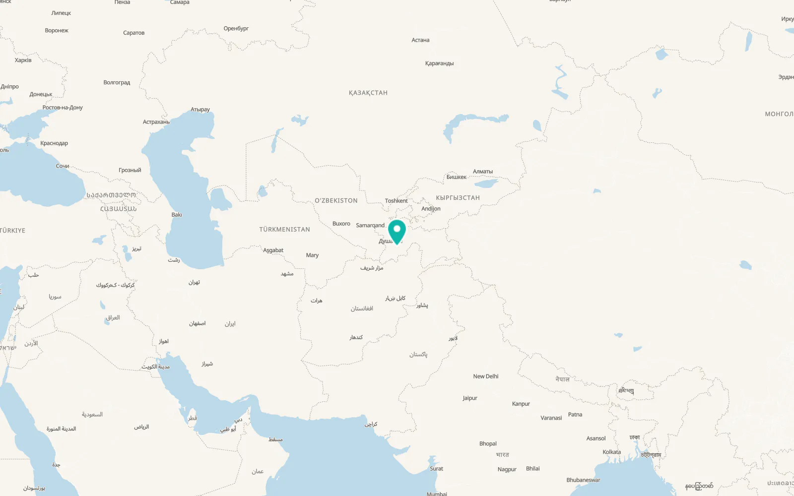 Map of Danghara