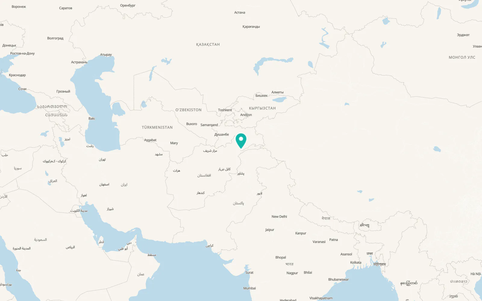 Map of Ishqoshim