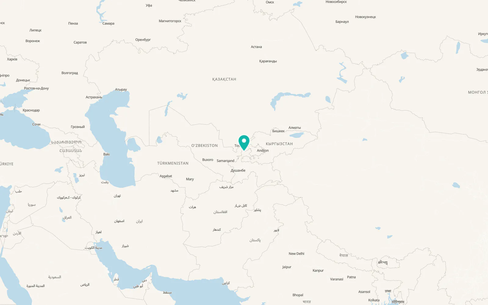 Map of Istiqlol