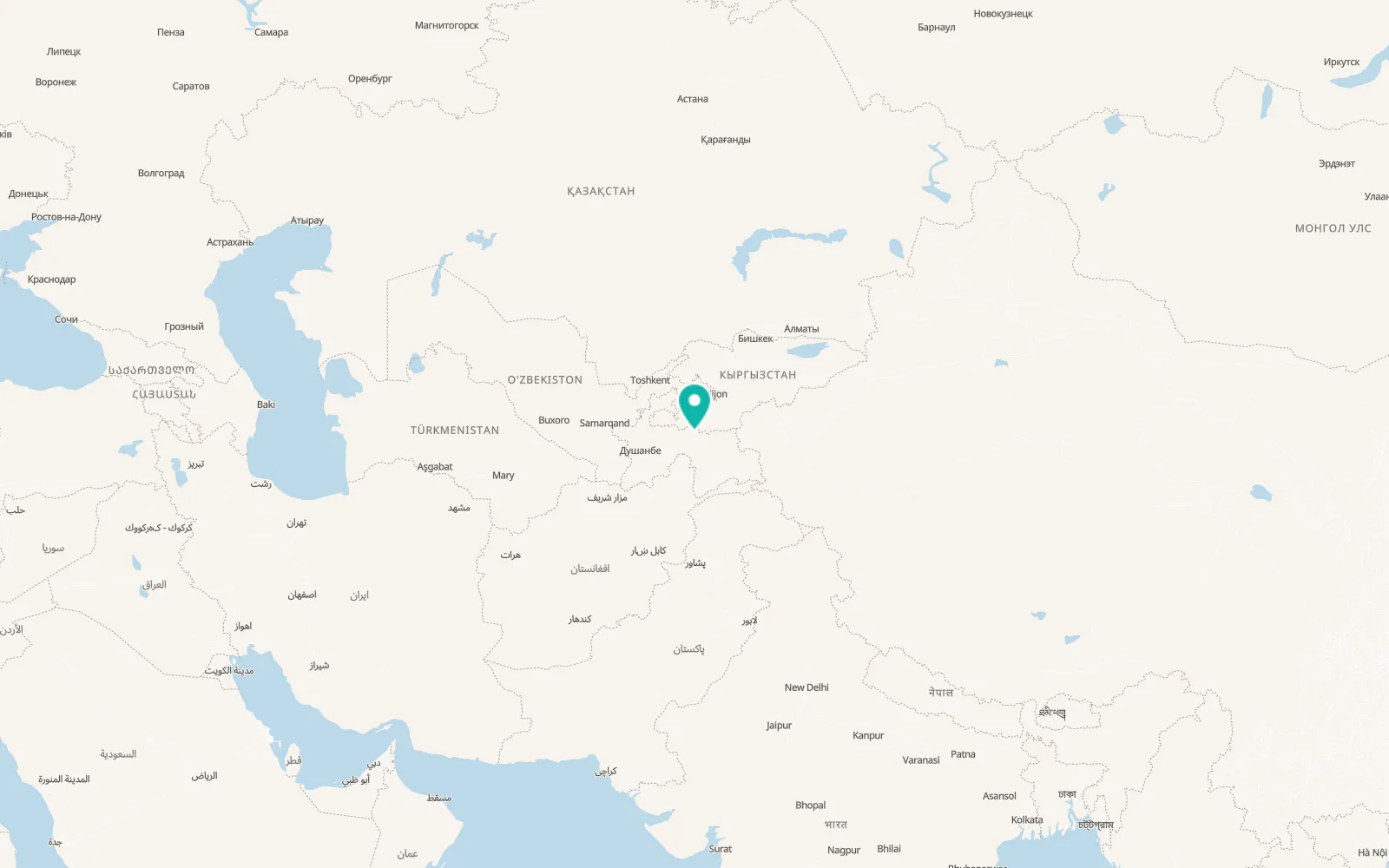 Map of Karakenja