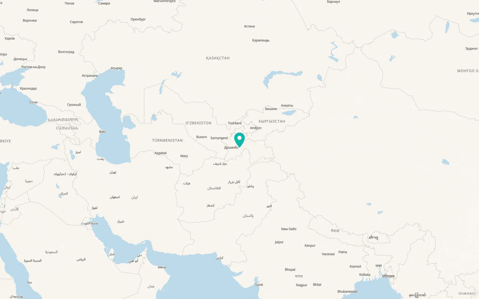 Map of Khovaling