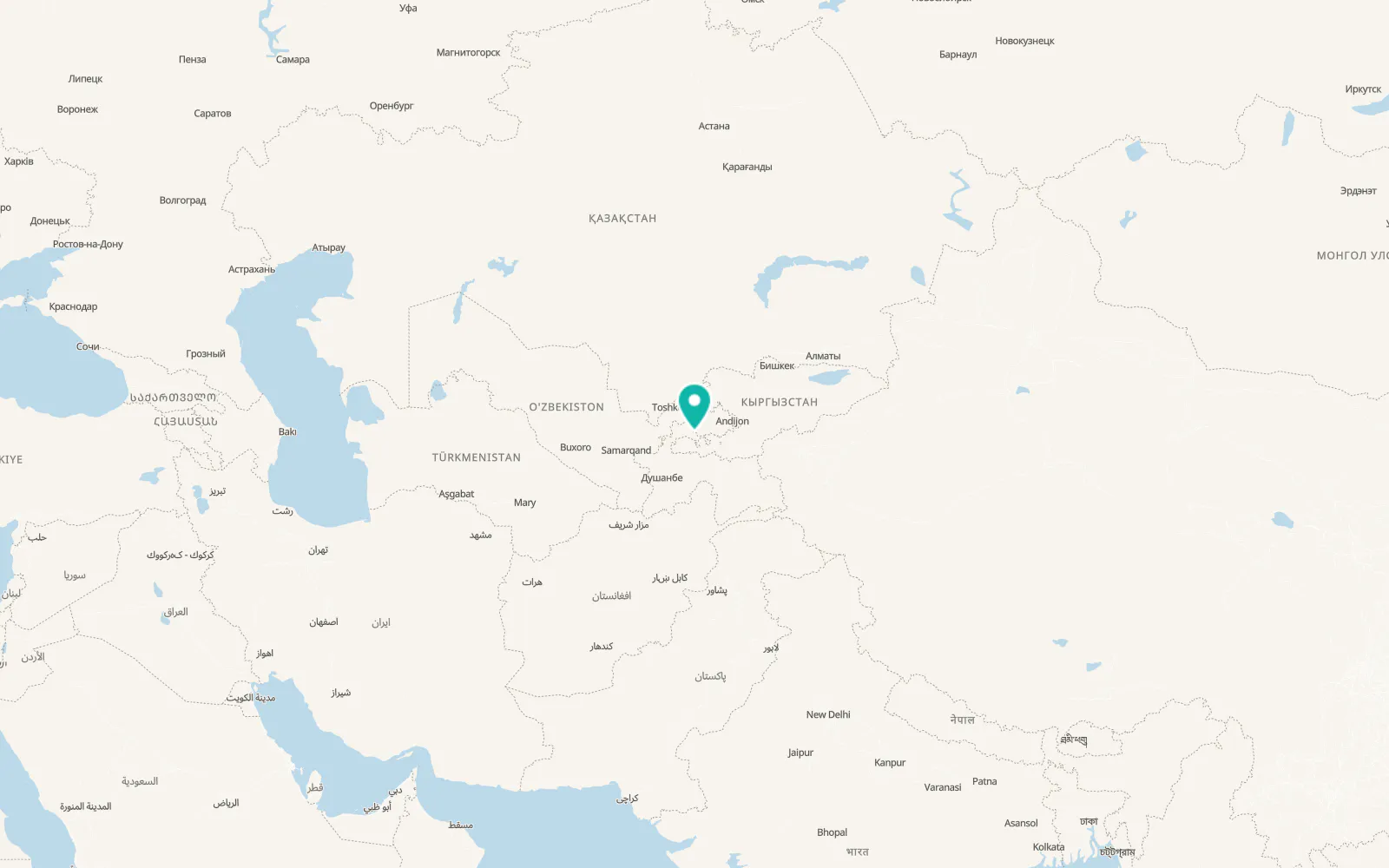 Map of Konibodom
