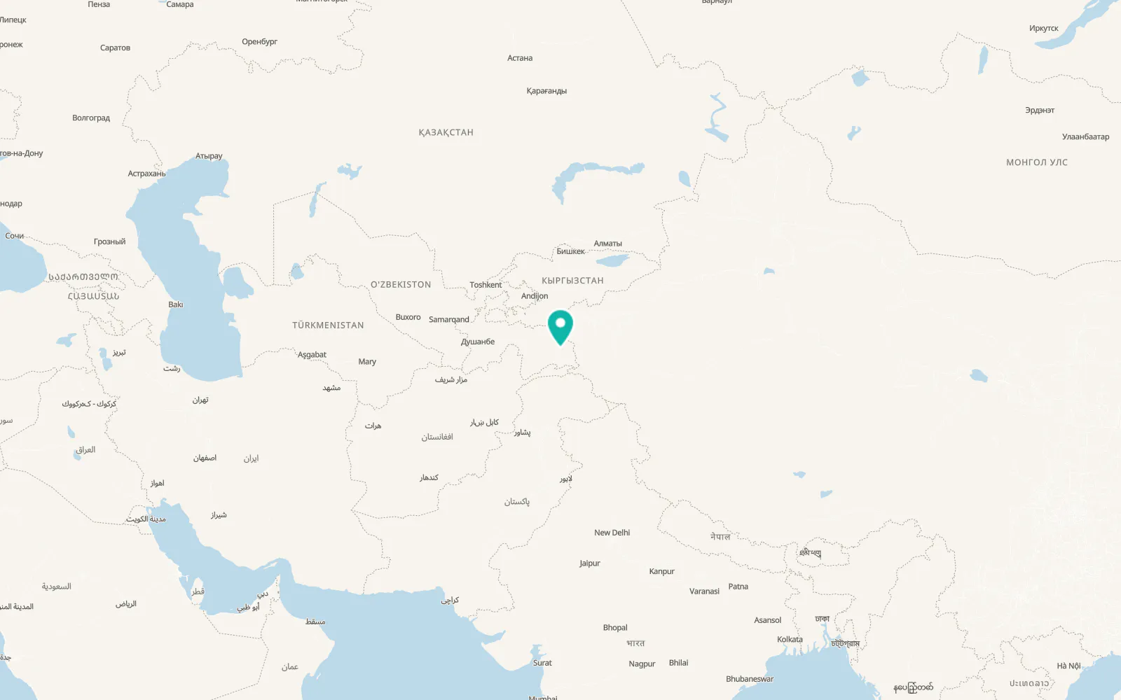 Map of Murghob