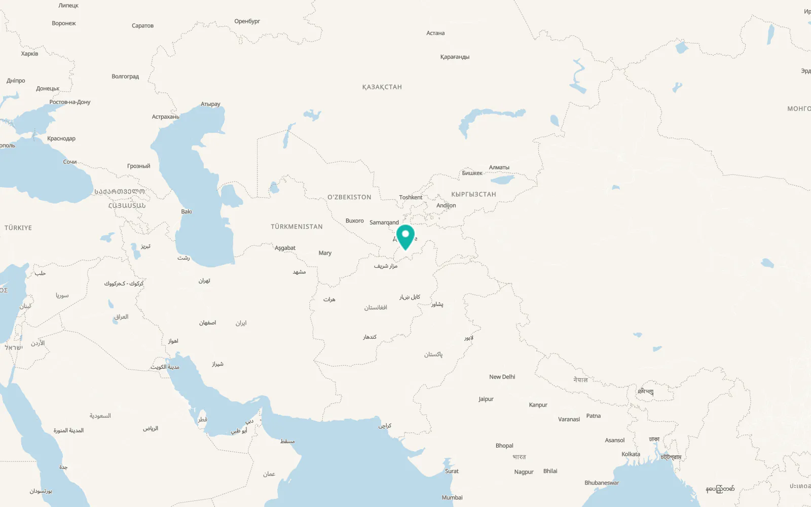 Map of Orzu