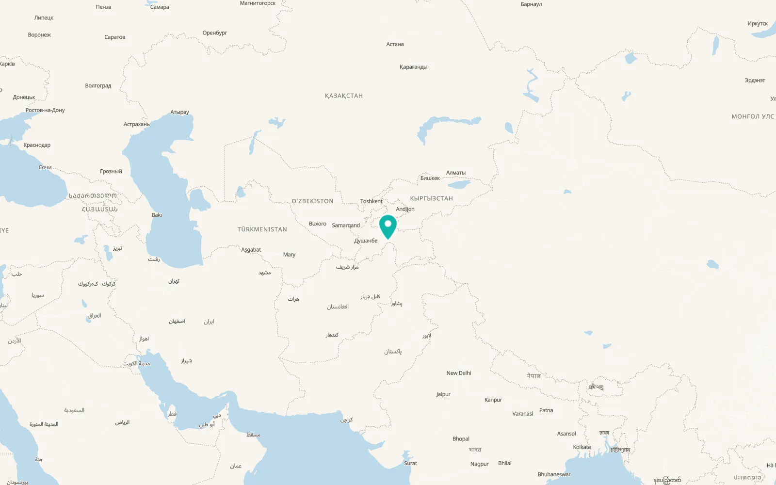 Map of Qalaikhumb