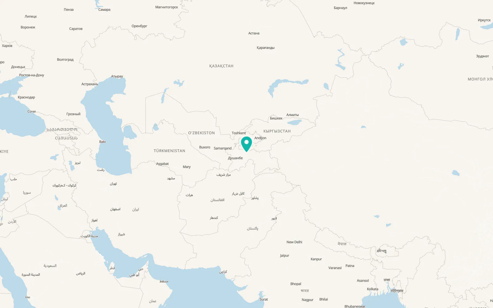 Map of Rasht