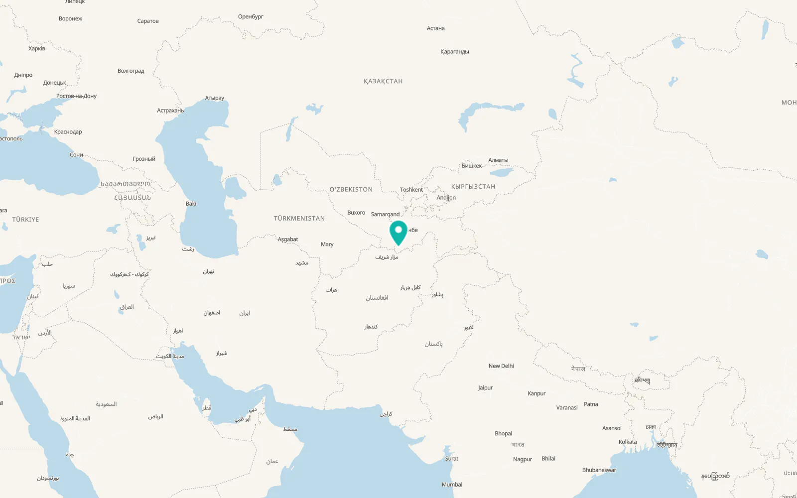 Map of Shahritus