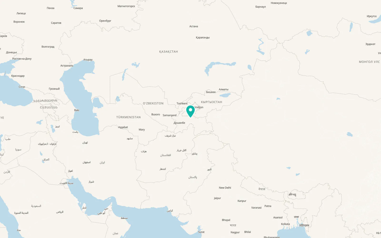 Map of Tajikobod