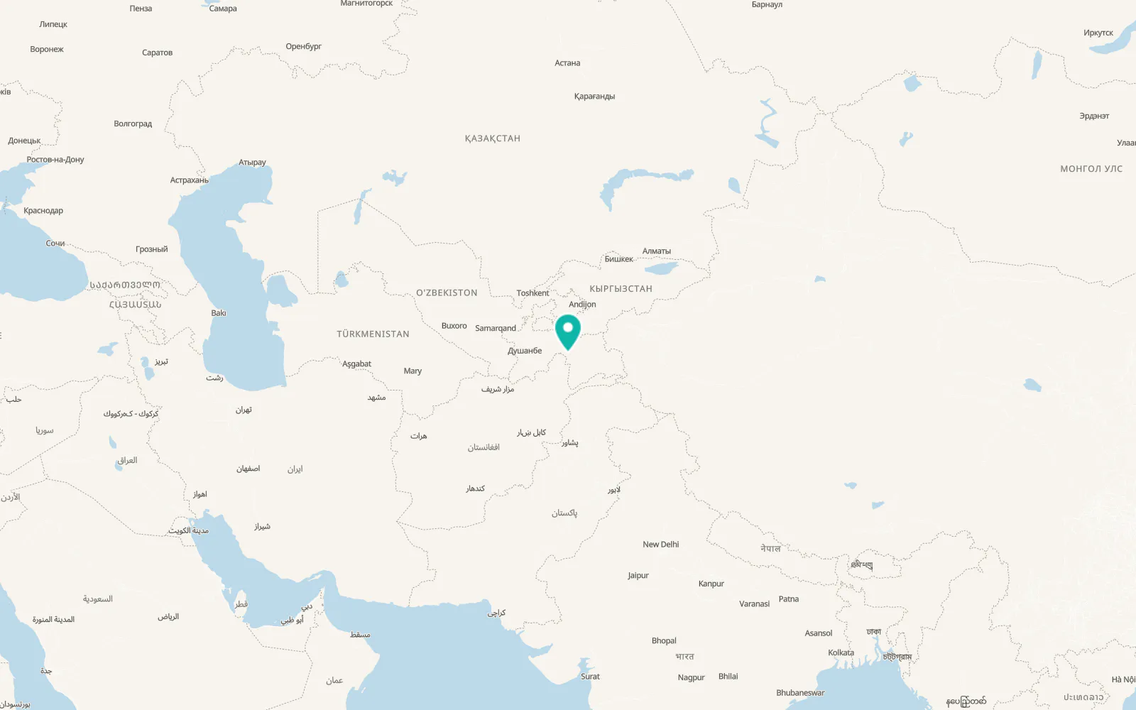 Map of Vanj