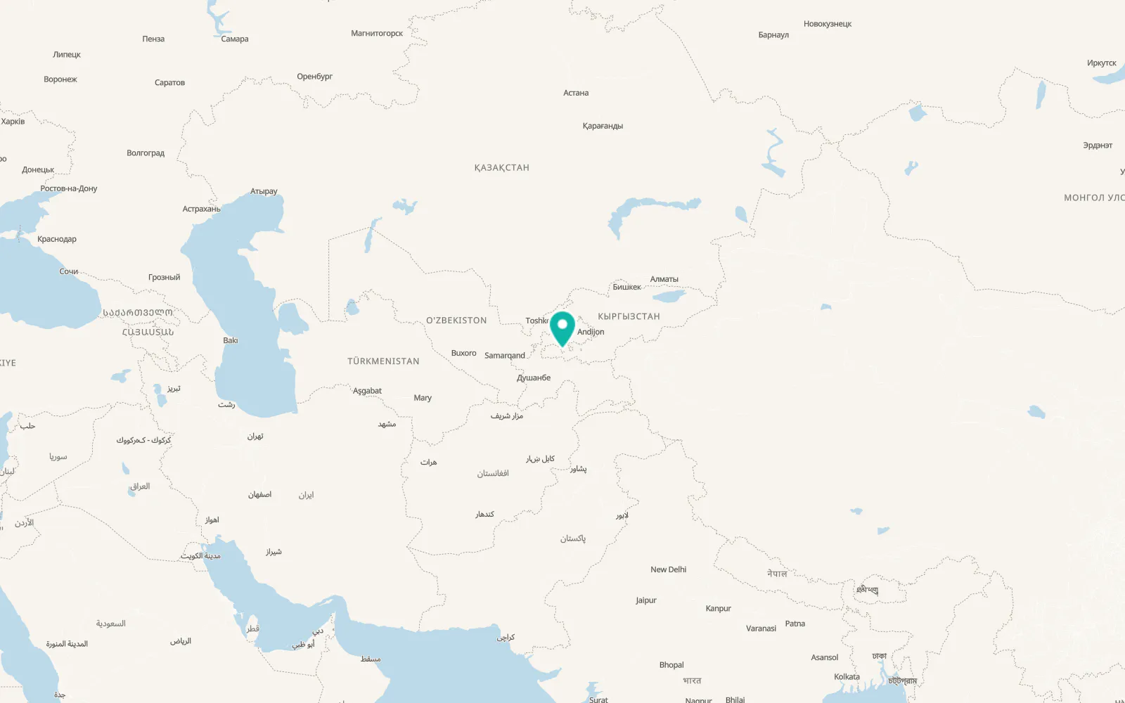 Map of Vorukh
