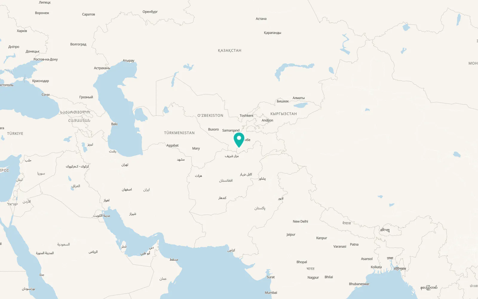 Map of Zarhalol