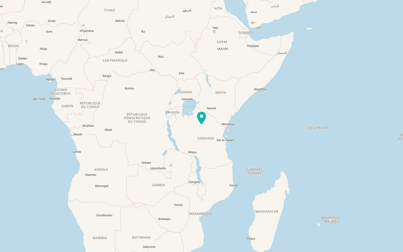 Map of Basotu