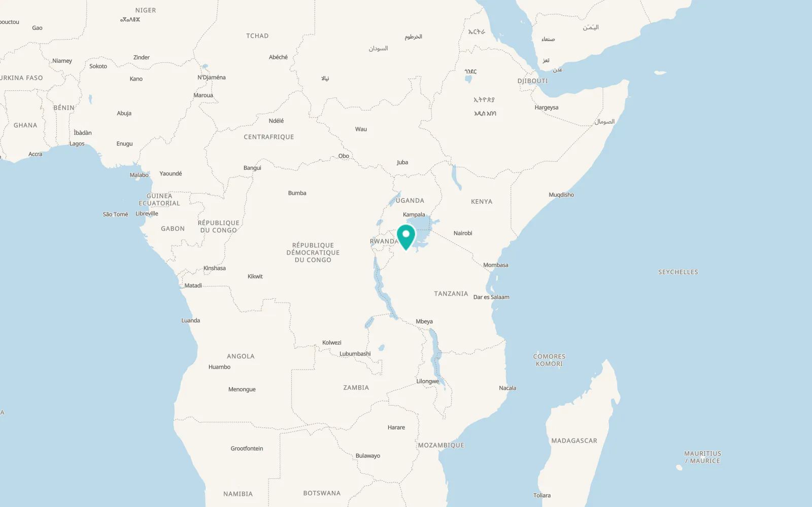 Map of Buseresere