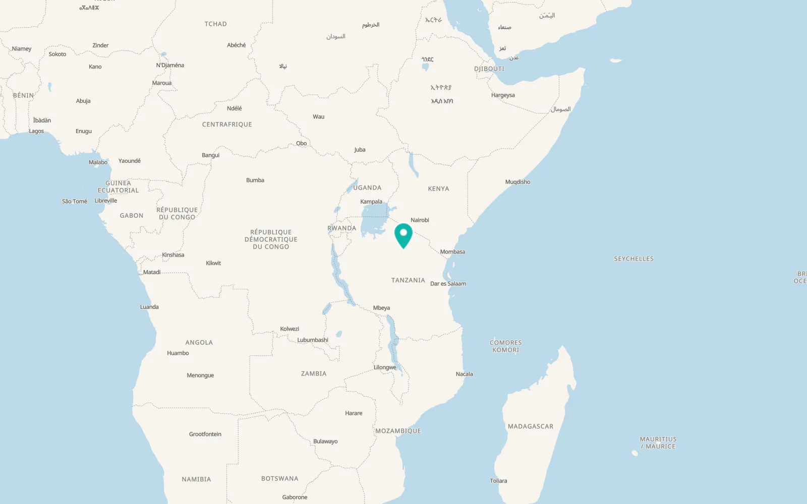 Map of Dongobesh