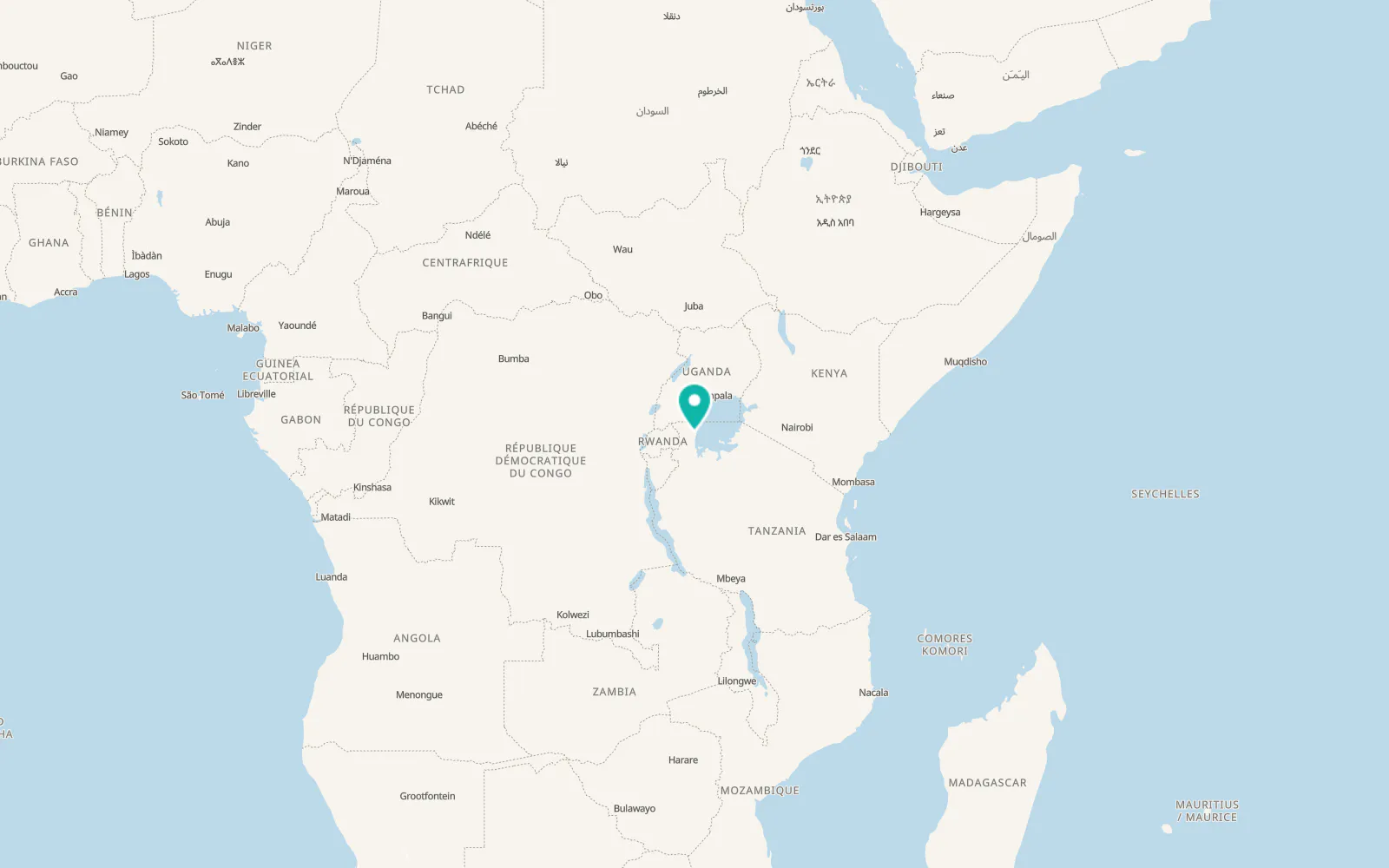 Map of Kamachumu