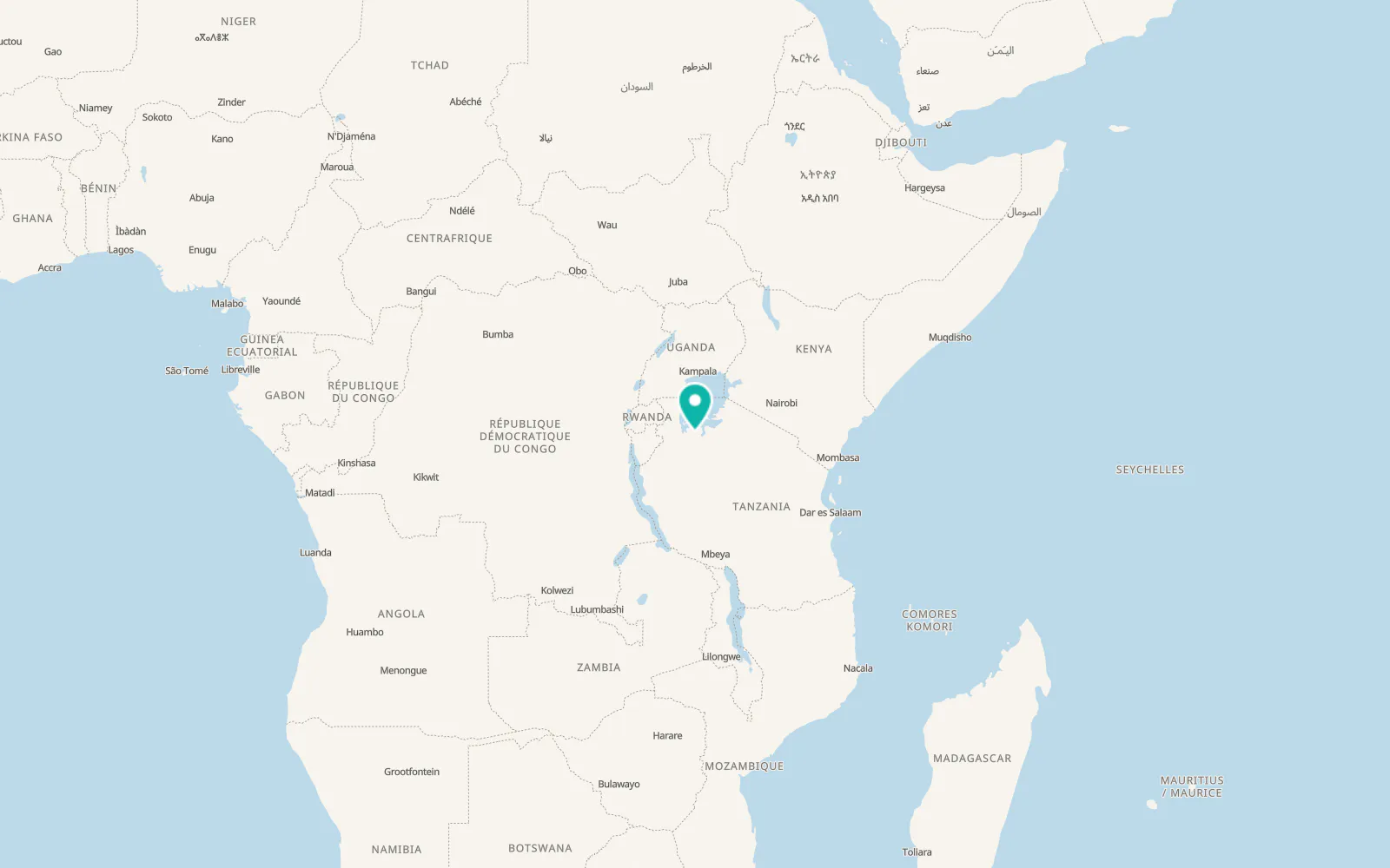 Map of Kasamwa