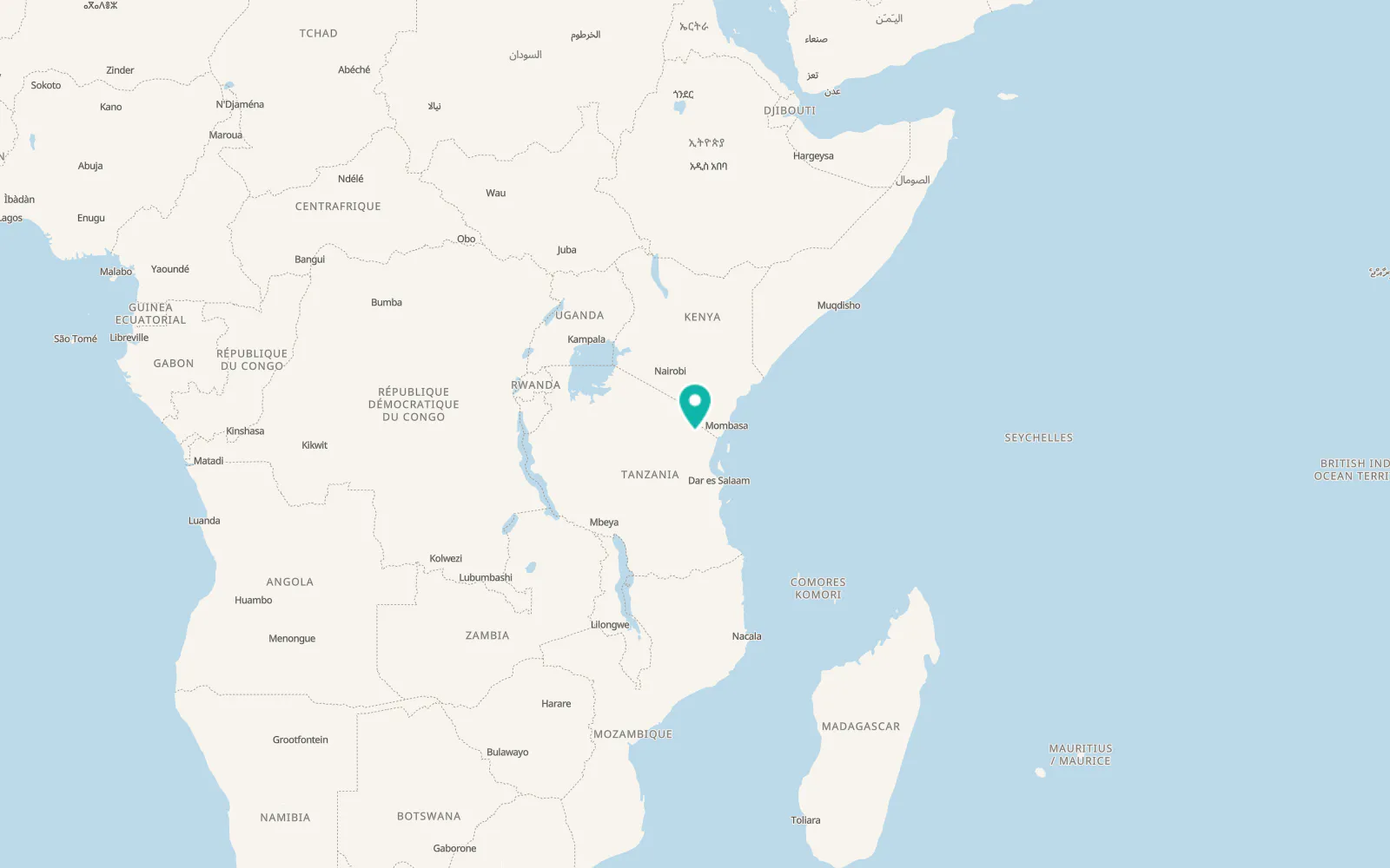 Map of Kihurio