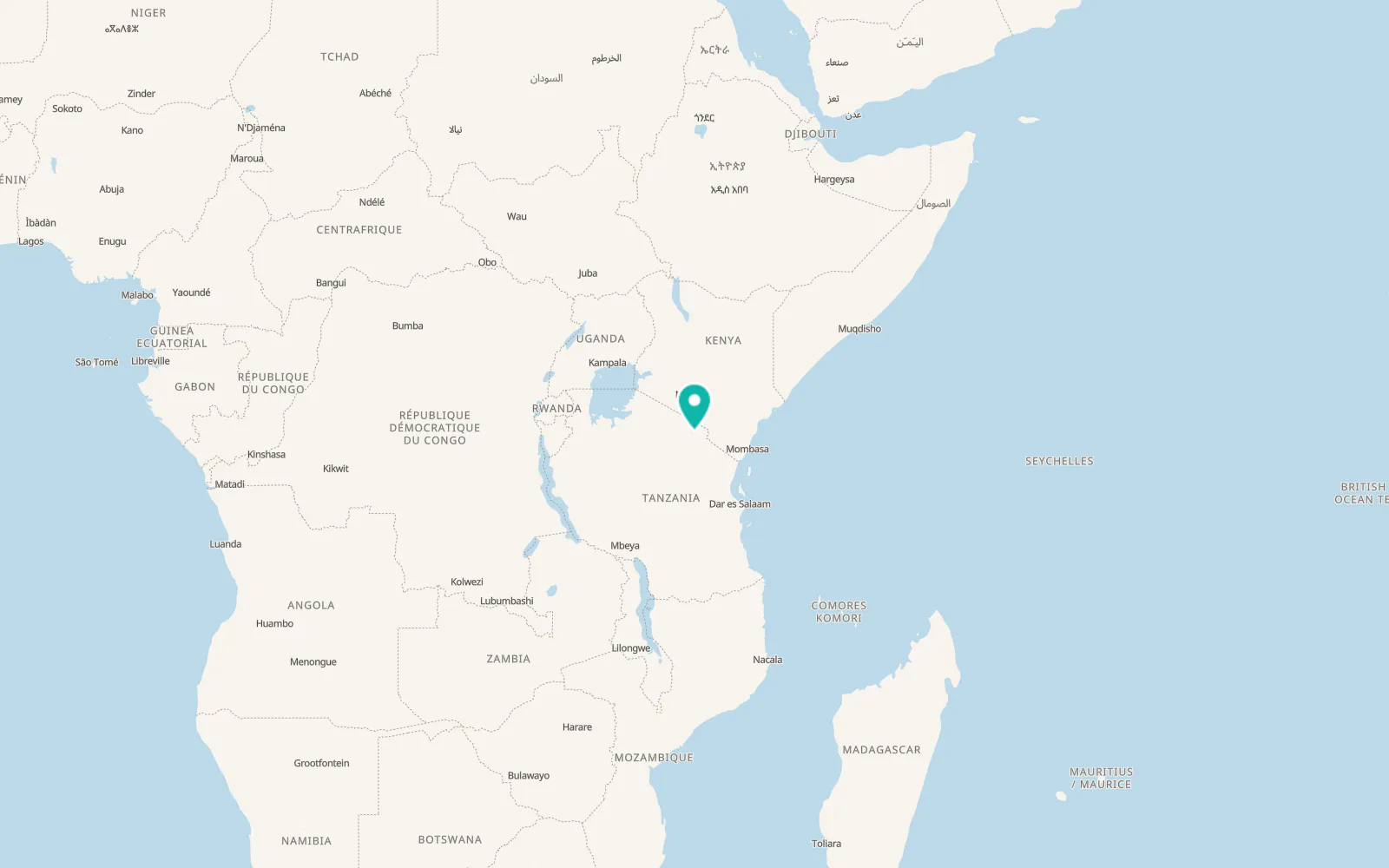 Map of Kingori