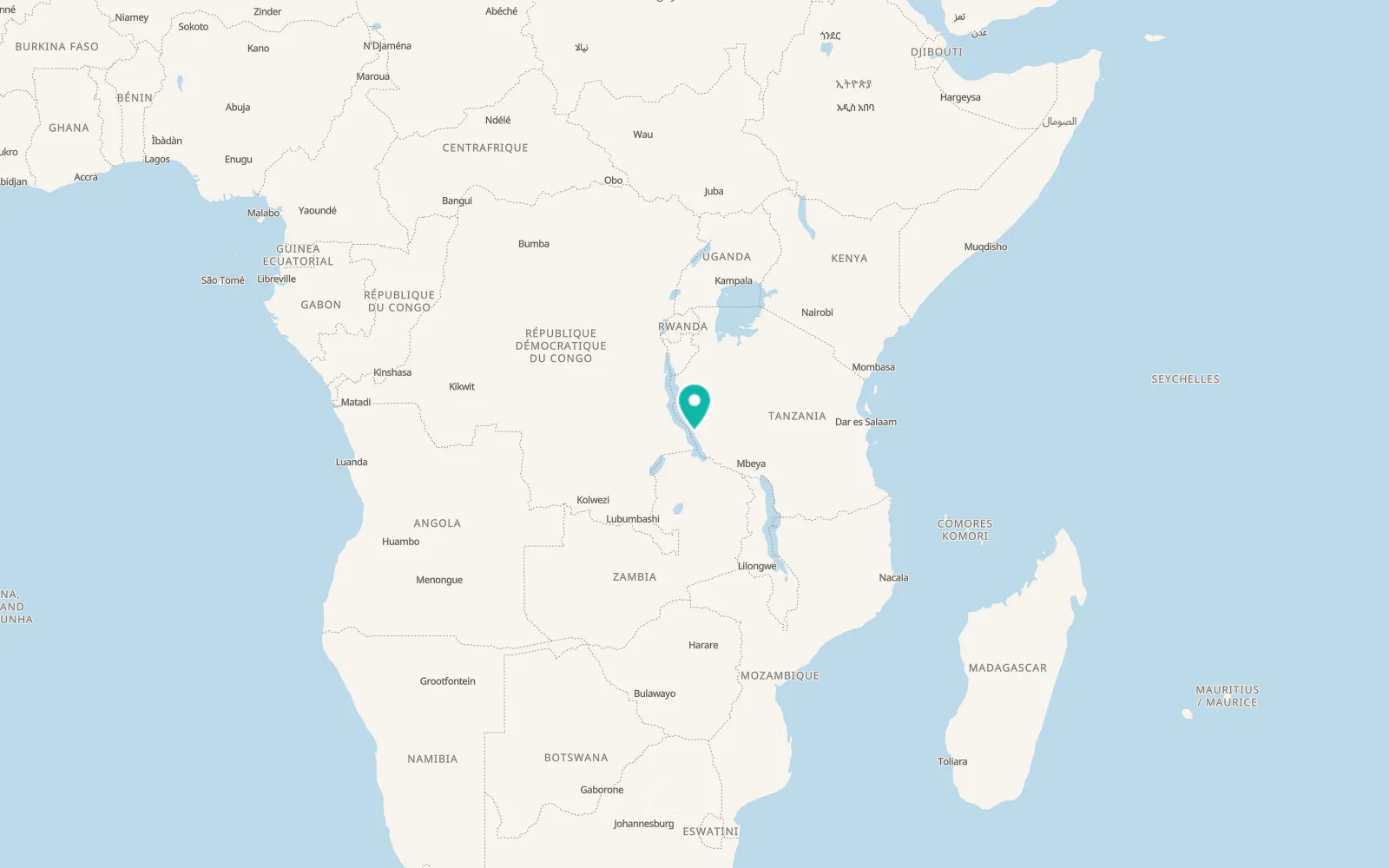 Map of Kirando